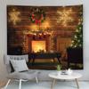 Трансграничная подвесная ткань Внешняя торговля Ткань Amazon Рождественский гобелен с принтом