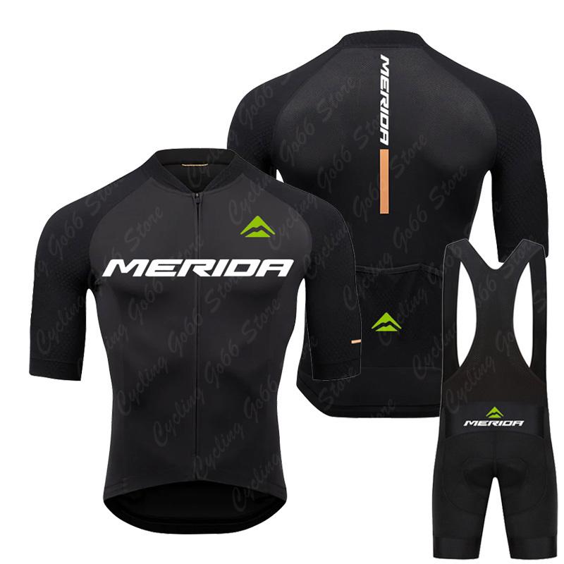 Новый командный набор велоформы Pro Team Merida для мужчин, летний костюм для велосипеда и горного велосипеда, одежда для велосипедистов, костюм