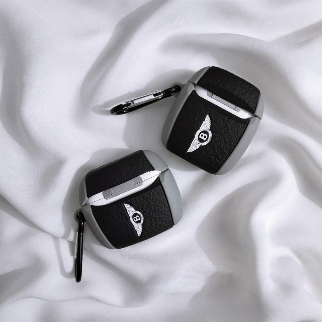 Для AirPods 4 3 2 1 Pro Pro2 С логотипом Bentley Чехол для защиты наушников Креативная крышка для ключа автомобиля Силиконовый бокс для наушников Аксессуары