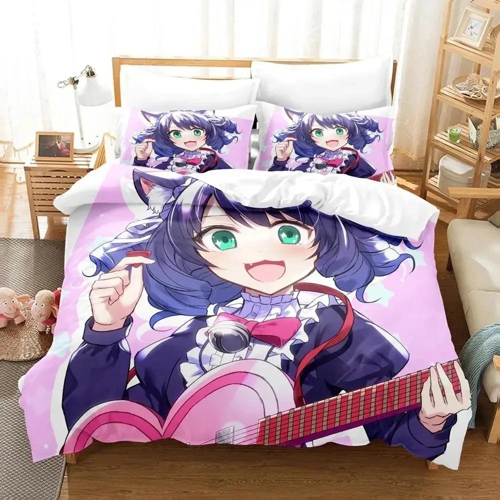 Anime Show By Rock Bedding Set Duvet Cover Bed Set Quilt Cover Pillowcase Comforter King Queen Size Boys Adult Bedding Set