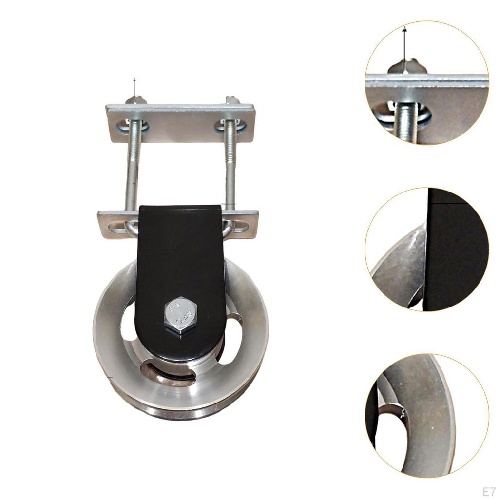 Cable Pulley Wheel Fitness Tool Lightweight with Double Nut Roller Sheave LAT Pull Down Machine for