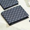 Black Louis Dd Pattern Pvc Wallet Dbwa4f123bk