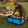 Waterproof Cargo Container Car Trunk Organizer, Partitioned Compartments Design, Durable Tidy Organizer Oxford for Vehicle And Home Organization Cloth