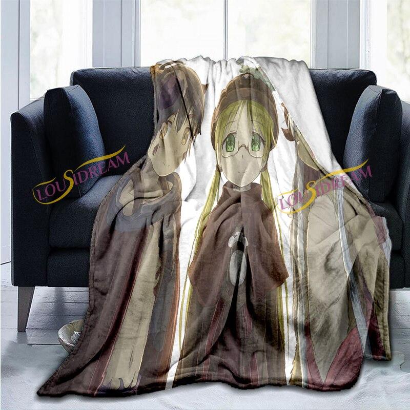 Одеяла с принтом «Сделано в бездне», детский теплый диван-кровать для гостиной, прочное фланелевое одеяло для домашнего декора для взрослых и детей