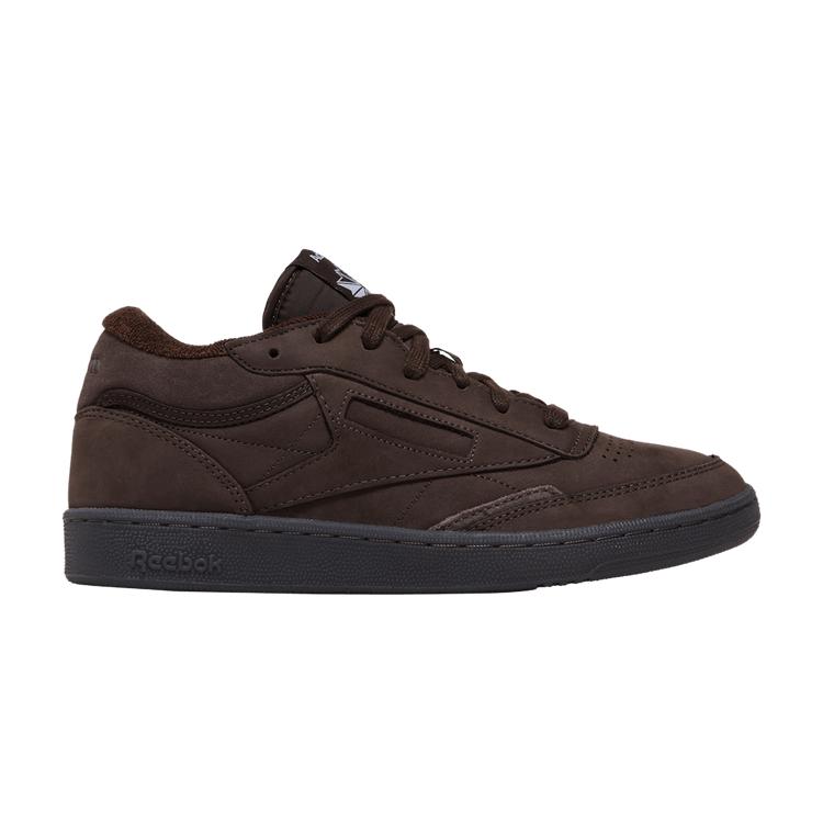 Мужские кроссовки Reebok Club C Mid II Adsum Темно-коричневые Темно-коричневый/Темно-коричневый