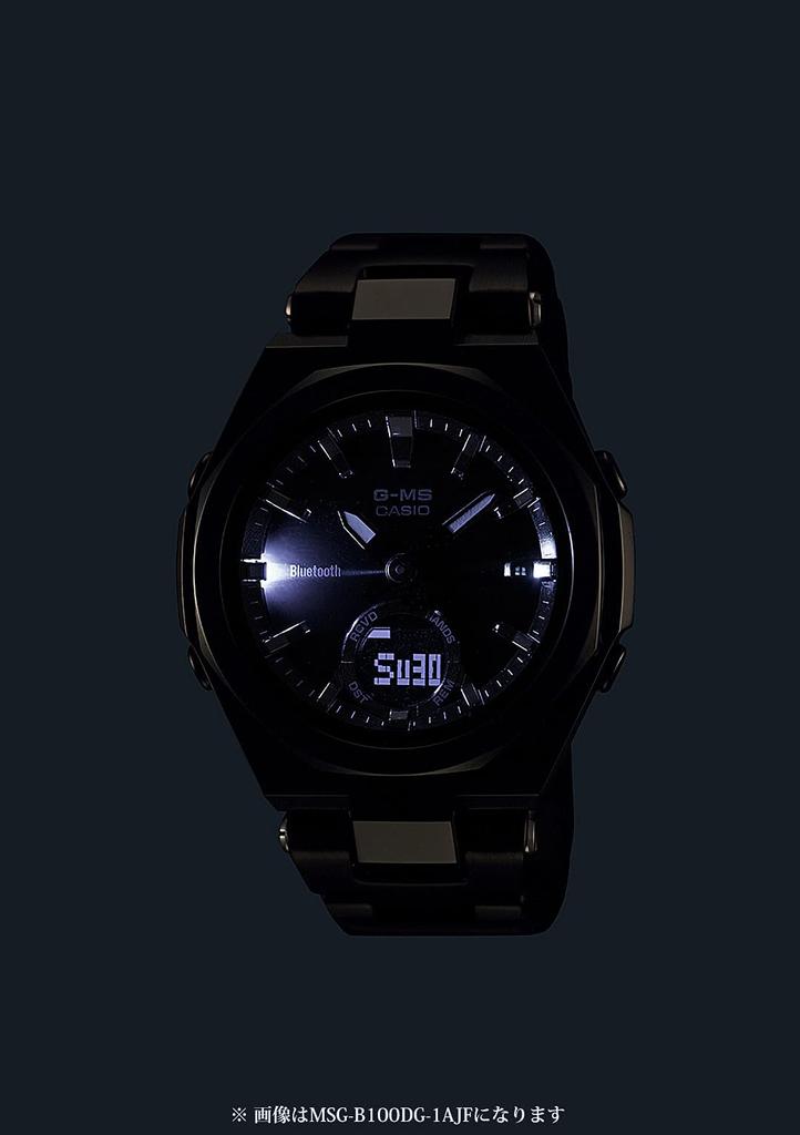 Casio Baby-G Watch (Official Japanese Product) G-MS Bluetooth Solar Watch MSG-B100G-1AJF Women's Black
