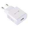 Однопортовое USB-зарядное устройство QC3.0 для мобильных телефонов и планшетов - штекер US/EU, удобно для путешествий