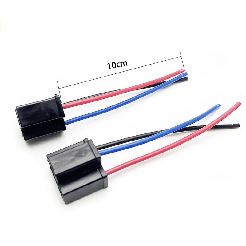 H4 Female Wiring Harness Headlight H4 Headlight Connector Car Truck Boat Marine Headlight Fog Light Retrofit H4 Female Socket
