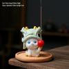 Керамический Держатель для благовоний в виде кота: Милый ornament-питомец «Танец льва» для декора дома.