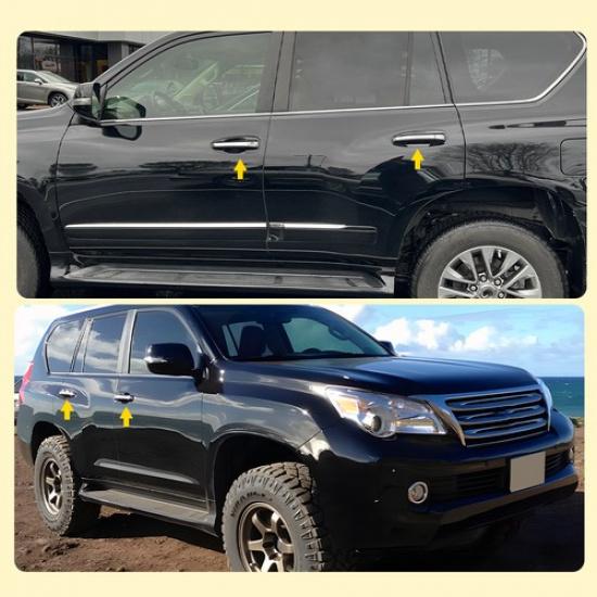 Наружная дверная ручка водителя и пассажира для Toyota 4Runner 2010-21 Lexus GX460 EXV