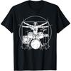 Футболка Vitruvian Drummer Da Vinci Drums Rock