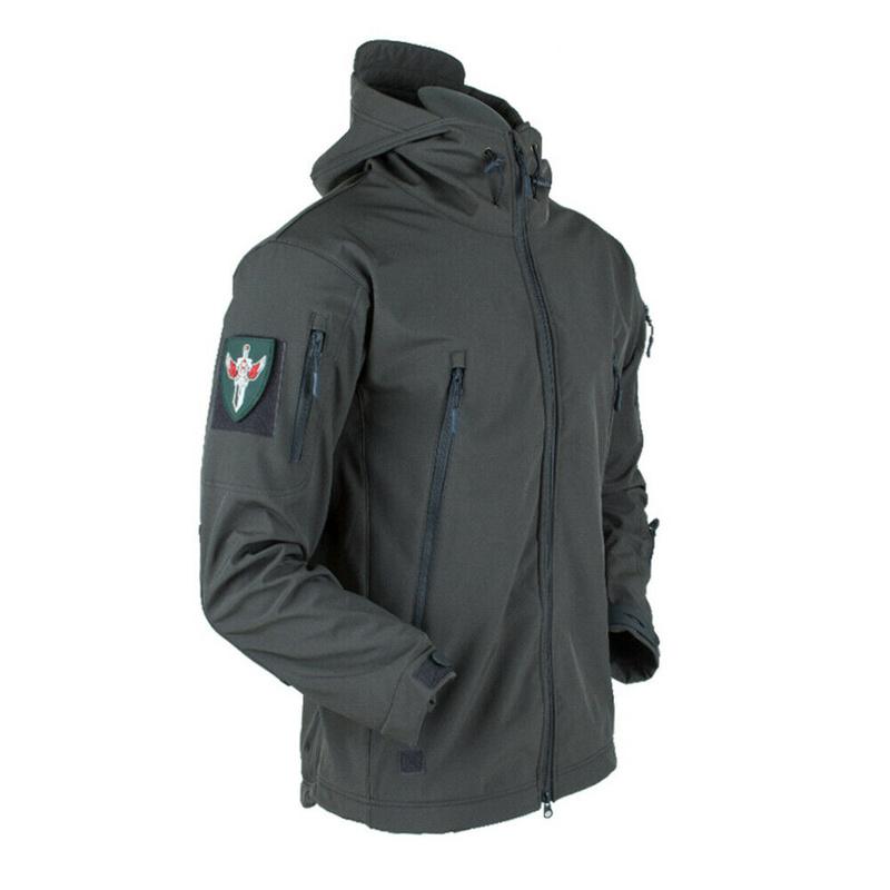 Мужские водонепроницаемые зимние куртки, тактическое пальто с мягкой оболочкой, военная куртка на открытом воздухе