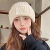 Women's Woolen Beanie with Ear Protection and Plush Lining - Ideal for Big Head Circumference, Small Face, Autumn/Winter