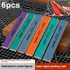 6/12 шт. Набор влажной/сухой наждачной бумаги и губок, сверхпрочный, сетка от #400 до #1500, многозернистый, набор для шлифовки и полировки пластиковых моделей