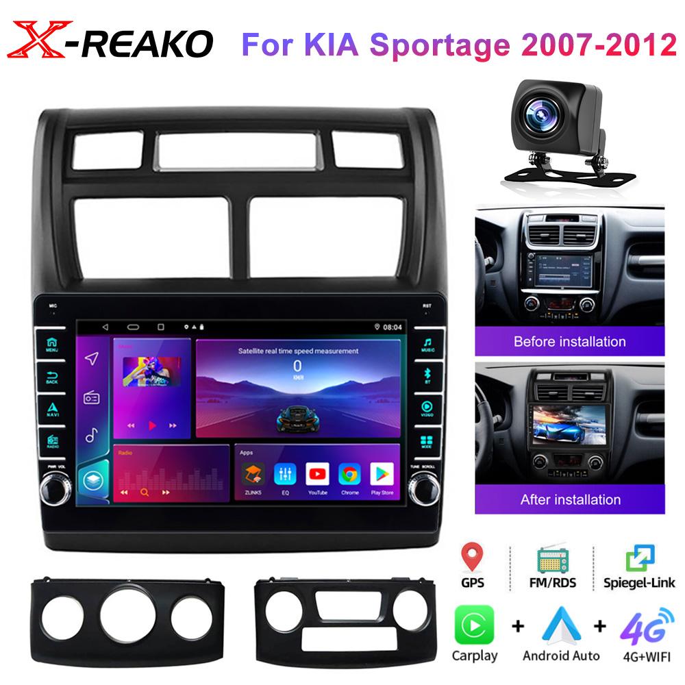 Reakosound 2Din Android автомобильный радио мультимедийный видеоплеер для Kia Sportage 2 2008-2010 навигация GPS головное устройство Carplay