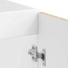 Porto Bathroom Vanity Unit with Washbasin 2 pcs Brown Particleboard