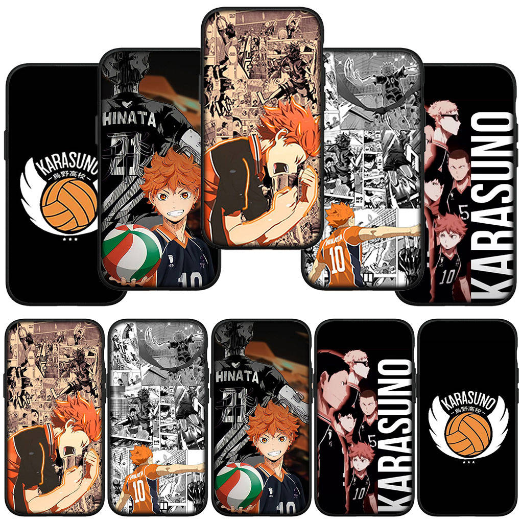 Чехол для телефона для Samsung Galaxy S25 S24 S23 iPhone 16 15 Xiaomi Redmi Note 14 13 12 16E X 8 11 Pro Max OPPO Moto Huawei Аниме Хайкю Сёё Хината Чехол