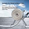 Portable Fire Water Pipe Storage Device All Metal Hose Reel Tool Foldable Manual Pipe Winding Device Farmland Irrigation Tool