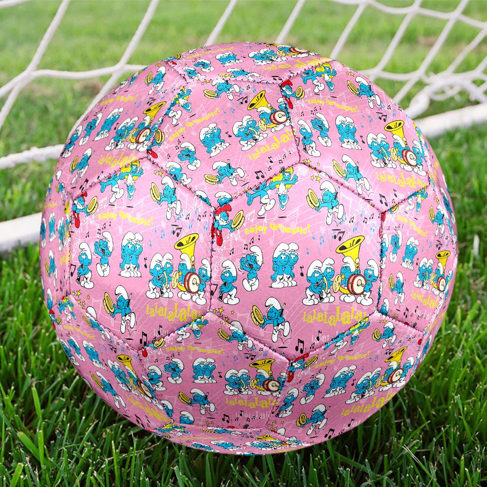 The Smurfs Theme Size 5 Soccer Ball, Suitable for Both Indoor and Outdoor Matches, a Gift Suitable for Everyone.