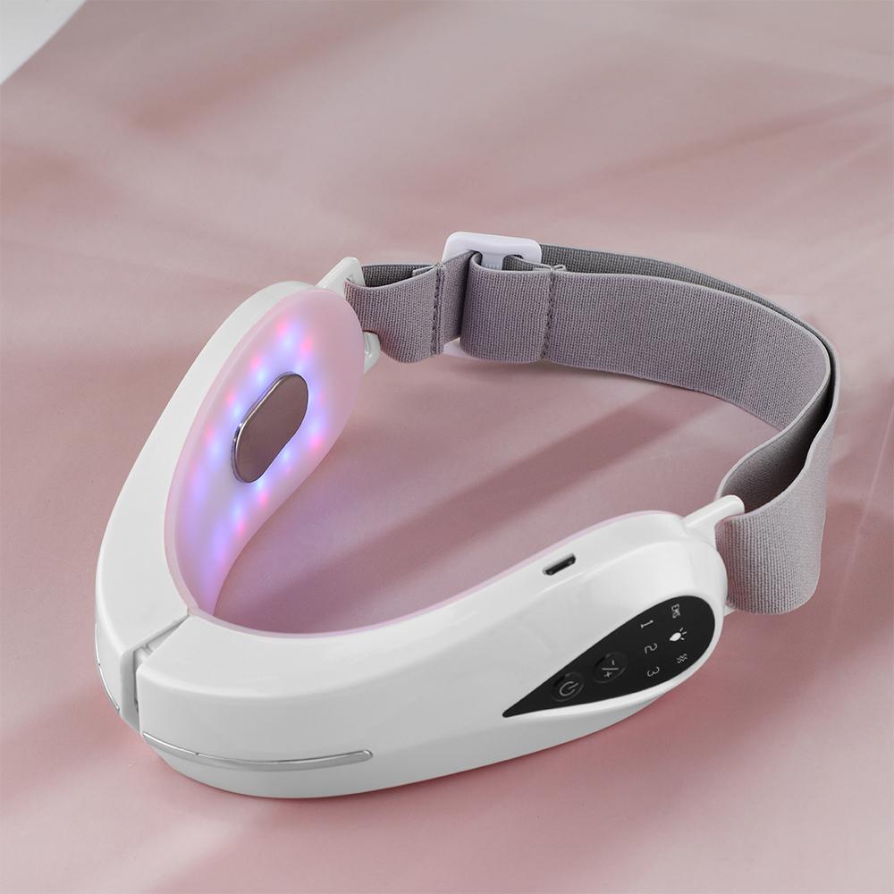Face Lifting Device Red Blue Light Skin Rejuvenation V Line Facial Massage Double Chin Reducer Thin Face Korea Beauty Tool