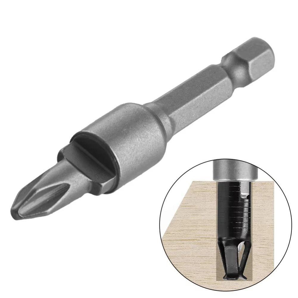 2 PCS Steel Screwdriver Bit Invisible a-buckle Connector Special Batch Head Hand Drill
