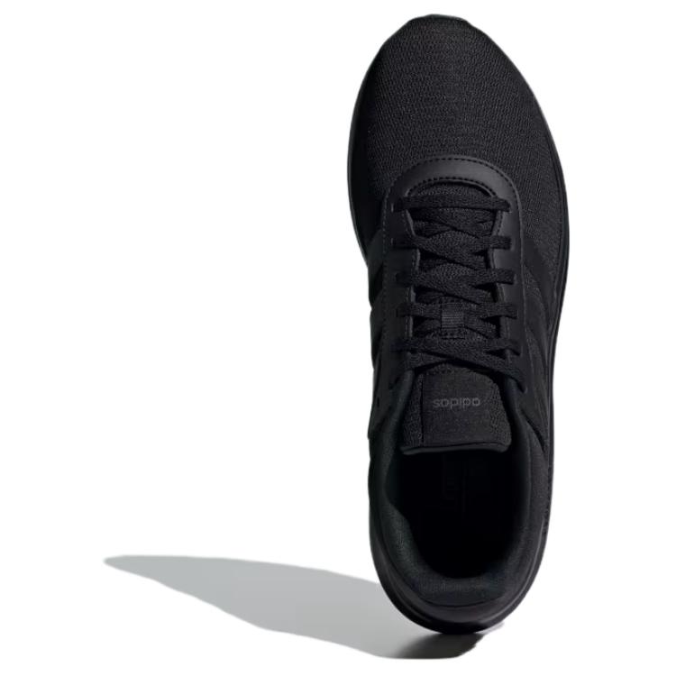 adidas Lite Racer 4.0 черные серые мужские кроссовки Core-черные серые-шесть IE6132