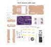 HU-017A/HU-017B RDA5807S Radio Kit FM87-108MHz V4.0/V5.0 Purple Electronic DIY Kit with Case  DC 3-5V Charging