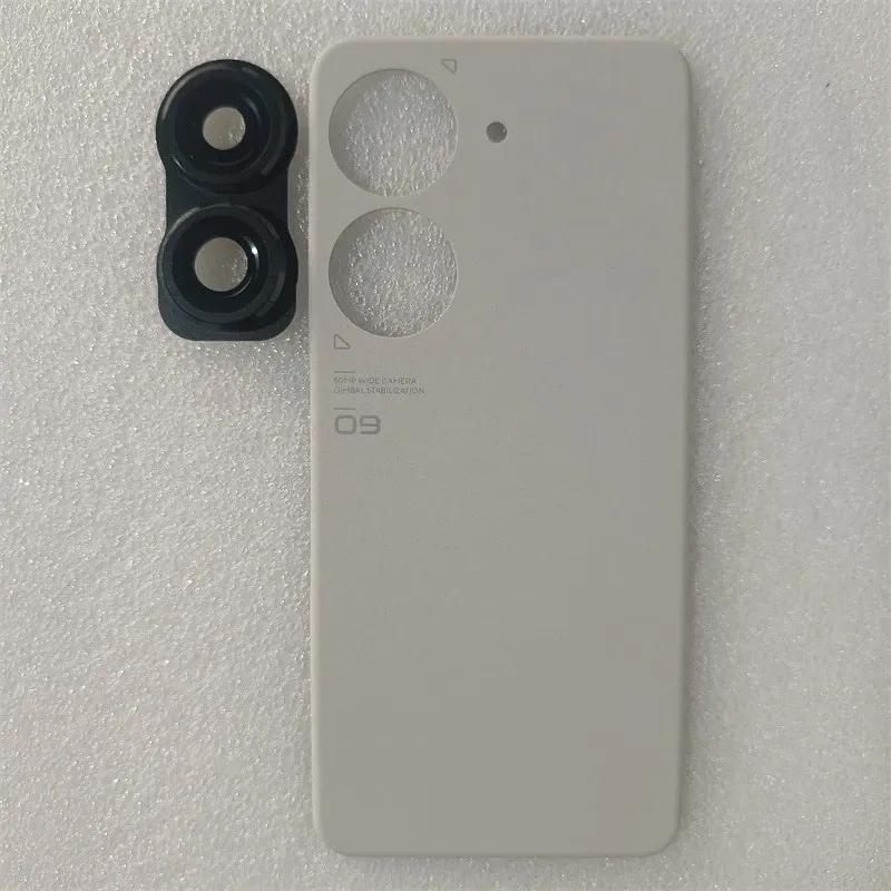 Корпус для ZenFone 9 Для Asus ZenFone 9 ZS696KS AI2202 Задняя крышка аккумулятора Ремонт Замена Задняя крышка