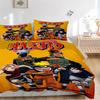 Naruto Team Seven Adventure Print 3Pcs Bedding Setduvet Cover With 2 Bedropillowcase Home Birthday Gift