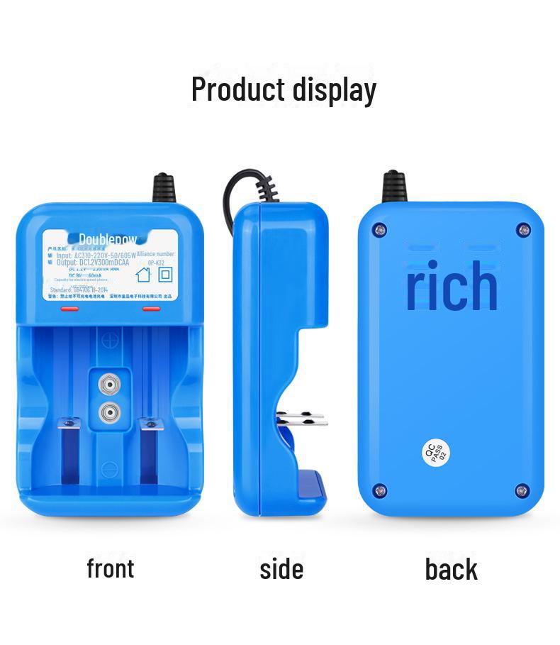 Двойная вместимость Нет. 1 комплект аккумуляторных батарей типа D - 5500 мАч для газовых плит и газовых водонагревателей