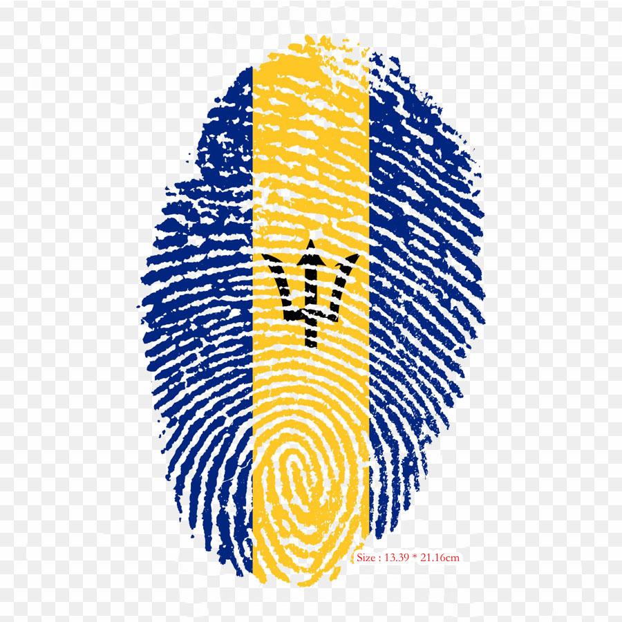 Finger Print Fingerprint Haiti United States Towards E Iron On Heat Transfer Printing Vinyl Patches Sticker for Clothes DIY Appliques Washable Patches