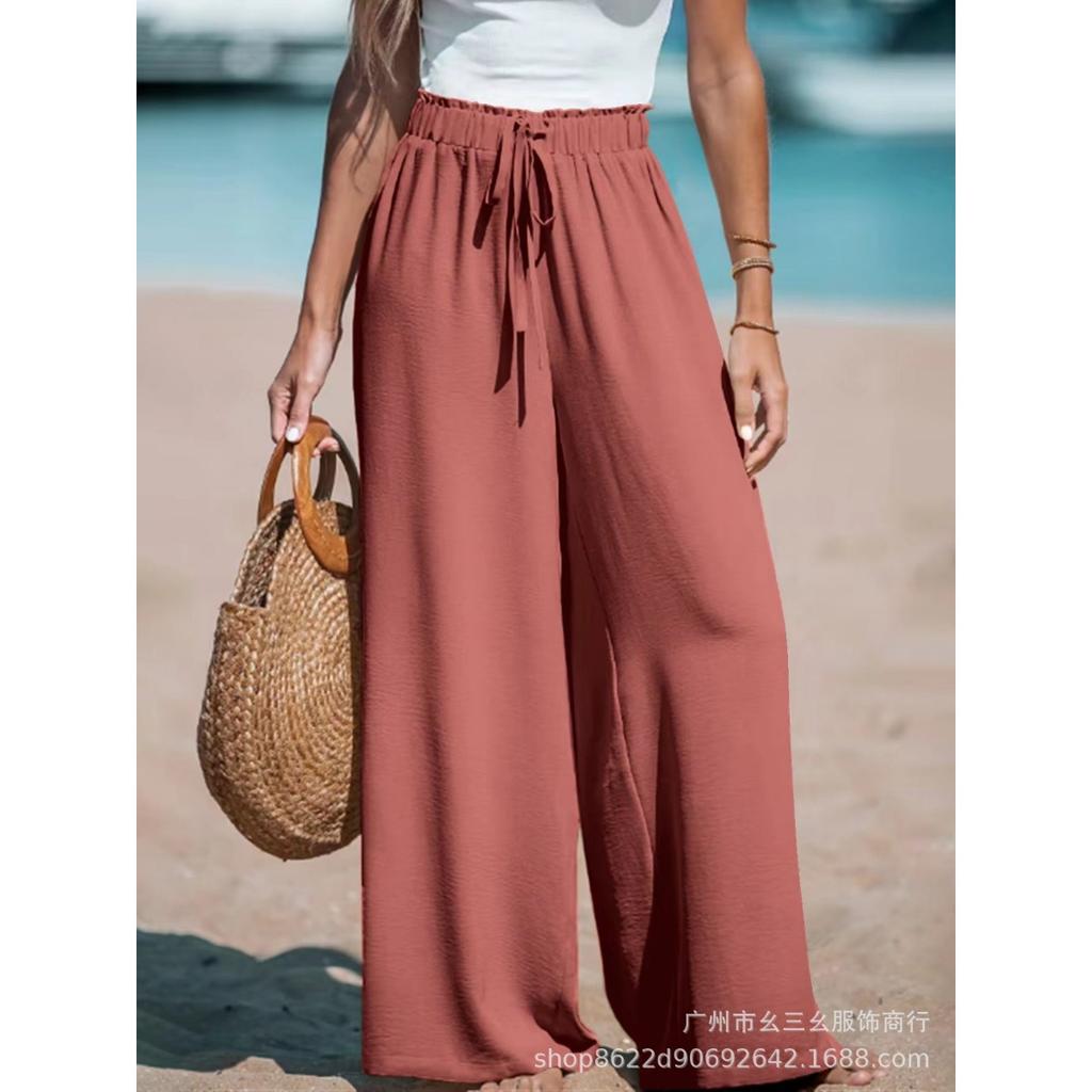 Women's Four Seasons Pants, Casual Comfortable Wide-leg Loose Casual Fashion Pants