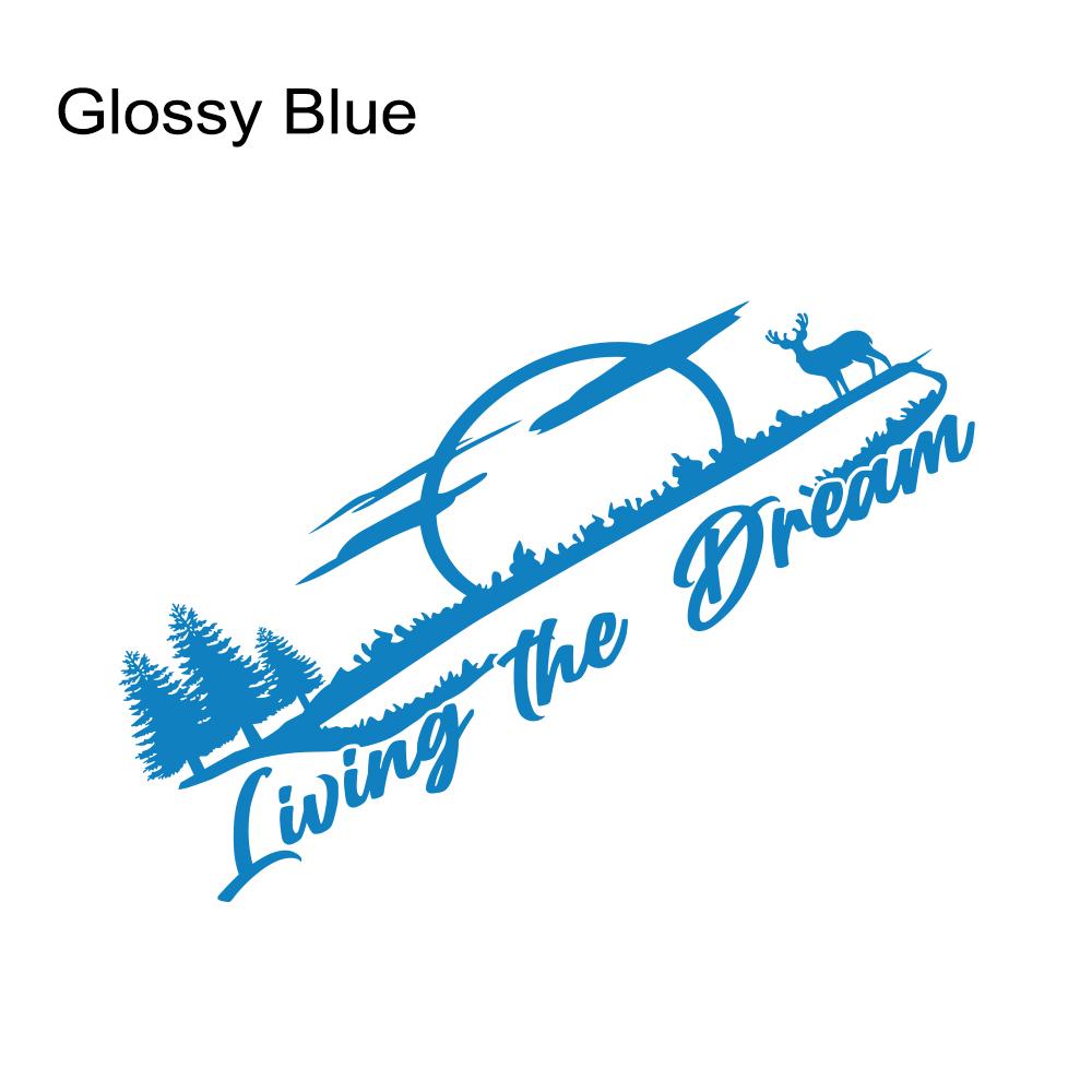 Наклейка на заднюю дверь автомобиля для Fiat Scudo, аксессуары для тюнинга Camper Van Living The Dream, графика, винил