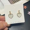 Jewelry Set for Girl Women Cute Romantic Love Heart Necklace Earrings Set Fashion Neck Jewelry