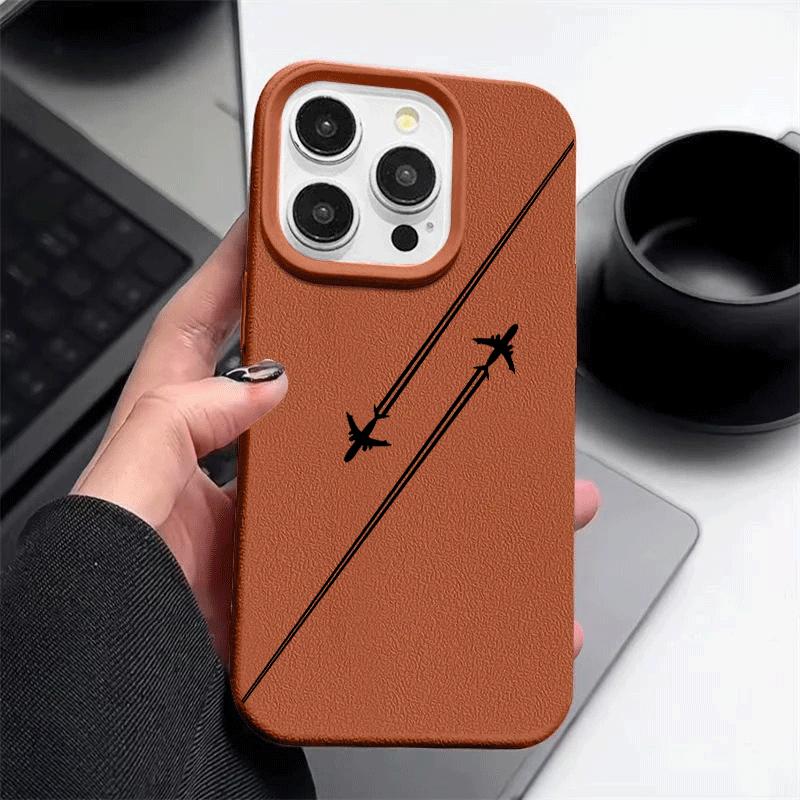 Чехол для RENO 15 15F 11F 12F 14 PRO 10 5 Lite 5F OPPO A3 A5 A6 PRO A2 A3X A5X A40 A94 Мягкая обложка из ПУ-кожи с принтом в виде авиалиний