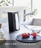 Yamazaki Vertical Tissue Stand Black x x Tower Vertical Horizontal Tissue Case Tissue Cover 1441 W12.6 D9.7 H23.7cm