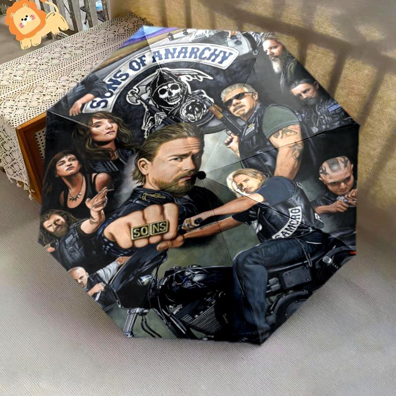 Reaper's Reign: Anarchy Unleashed Folding umbrella Umbrella Portable Sun umbrella light Umbrella