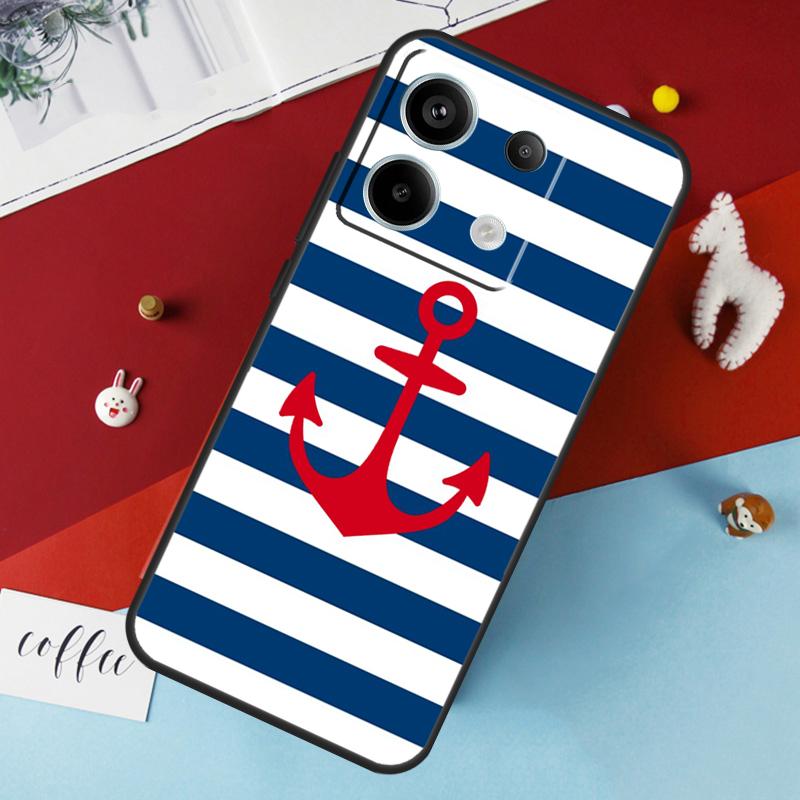 Чехол Anchor Boat для Xiaomi Redmi 12 13C 12C 10C 9C Redmi Note 13 9 10 11 12 Pro 9S 10S 11S 12S Cover