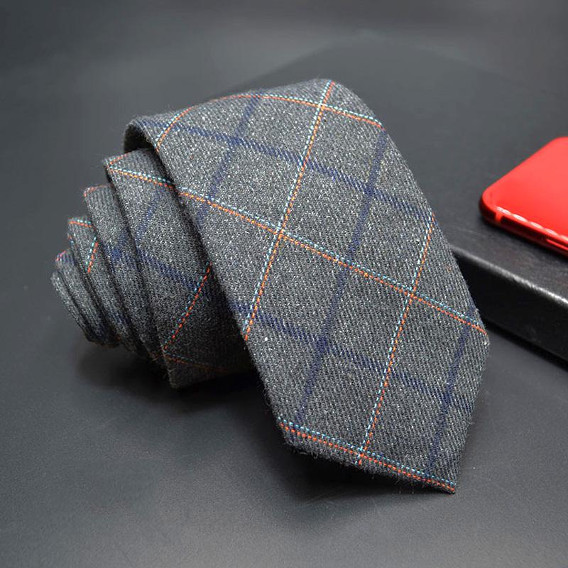 1PC Fashion Ties Imitation Wool Suits Narrow Necktie For Men New High Quality