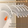 Multifunctional Sock Drying Rack with 10 Clips for Clothes, Lingerie, and Underwear