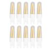 10Pcs G9 LED Bulb 3W 200LM Long Filament Bulbs for Chandelier Ceiling Lamp Table Lamp Warm White