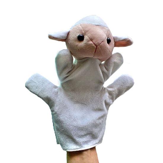 Animal Hand Puppet Super Soft Tear-Resistant Flannel Hand Puppet Storytelling Preschool Role Play Toy for Home