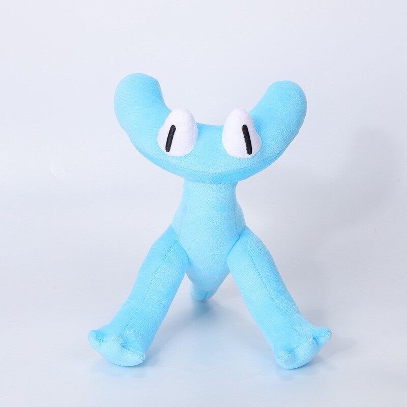 MINISO Голубая мультяшная/аниме плюшевая игрушка - Мягкая набивка из ткани для детей, идеальный подарок на день рождения