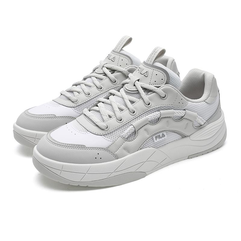 Fila BOHO Радужные Кроссовки Легкие И Дышащие Низкие Кеды для Скейтборда Мужские Белый Серый F12M532220FWA