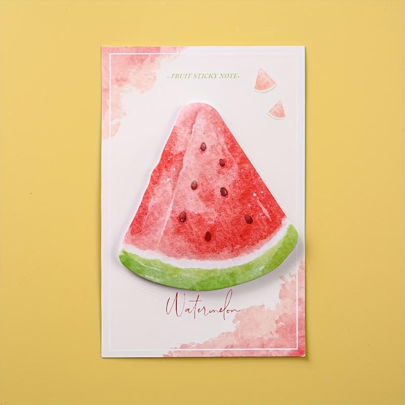 Single-Pack Japanese Cartoon-Style Realistic Fruit Series Sticky Notes, Planning Notepaper