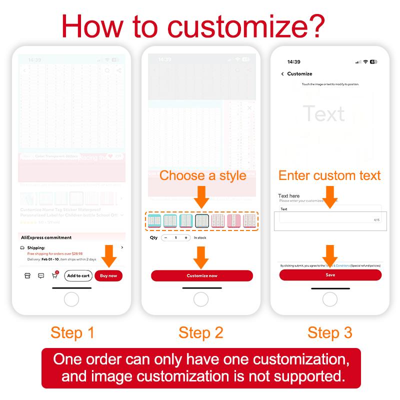 Custom Aggressive Retsuko Name Stamp with Waterproof Ink Designs, Self-Inking Signature Seal for Marking School Supplies