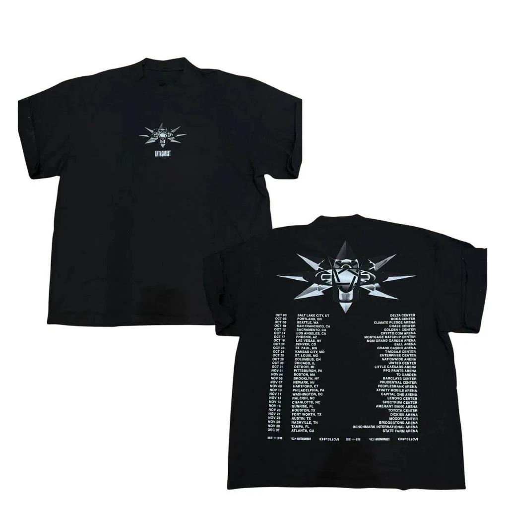 Playboi Carti Antagonist 20 Tour Date Merch Tshirt Allsize