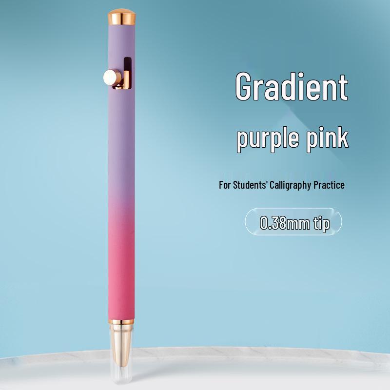 Сменная чернильная картриджная перьевая ручка - Двойное использование для студентов и каллиграфии, Высокий внешний вид, Градиентный цвет