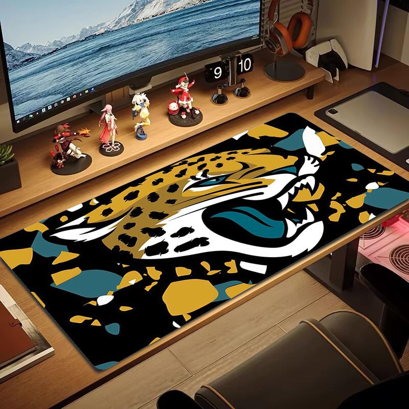 Jacksonville Jaguars2 Print Cushion Non-slip Laptop Tablet Big Mousepad XXL Mat Mini PC Playmat With Lock edge
