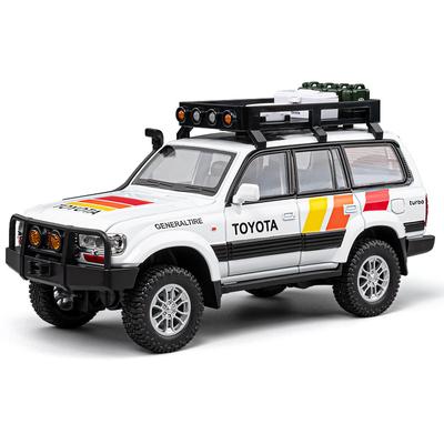 1/24 масштаб Toyota Land Cruiser LC80 литая модель автомобиля литая металлическая модель автомобиля детские игрушки игрушечные модели транспортных средств игры детские игры для детей
